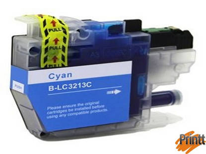 Immagine di CARTUCCIA INK COMPATIBILE PER BROTHER LC-3213 CIANO