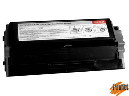 Immagine di CARTUCCIA TONER COMPATIBILE PER LEXMARK 12A7405 NERO 6.000 COPIE