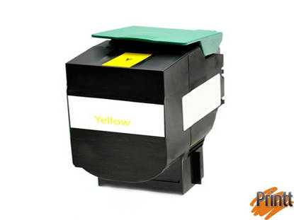 Immagine di CARTUCCIA TONER COMPATIBILE PER LEXMARK 70C2HY0 GIALLO 3.000 COPIE