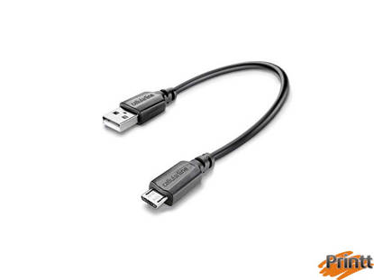 Immagine di CAVO DATI 15cm USB TRAVEL MICROUSB
