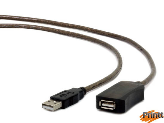 Immagine di TECHMADE CAVO ESTENSIONE USB, 5M, NERO