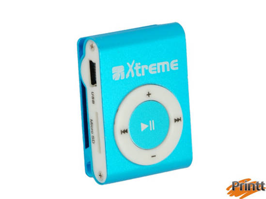 Immagine di LETTORE MP3 XTREME CON MICRO DA 4GB CLEAR BLU