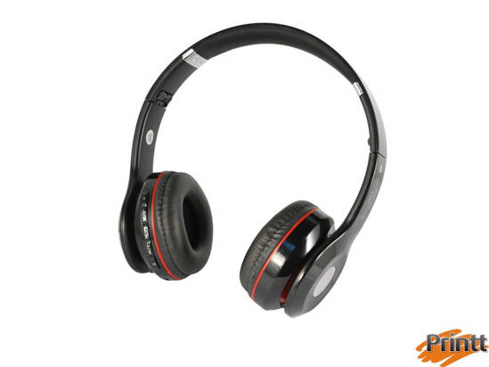 Immagine di HEADPHONE WIRELESS BT ZURIGO BLACK