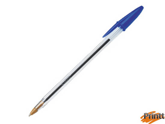 SCATOLA 50 PENNA SFERA CRISTAL® SOFT 1,2MM BLU BIC® - Partecipa Cards