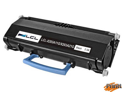 Immagine di CARTUCCIA TONER COMPATIBILE PER LEXMARK X203A11G NERO 2.500 COPIE