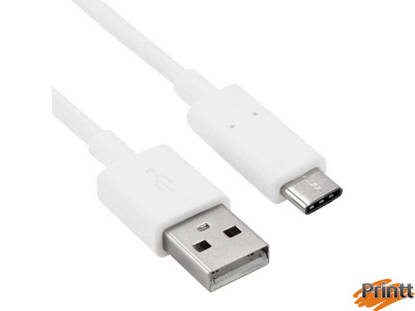 Immagine di CAVO USB 2M USB-C BIANCO PLOOS