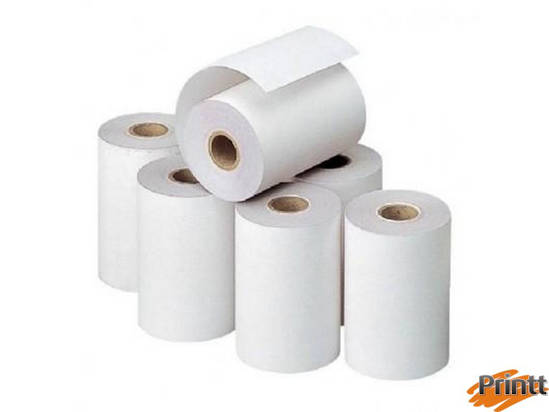 Immagine di BLISTER 10 ROTOLI CARTA TERMICA 55gr BPA FREE  57MMX40MT X CALCOLATRICI