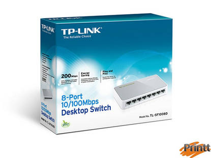 Immagine di Switch Tp-Link TL-SF1008D 8P Lan desktop 10/100m RK45