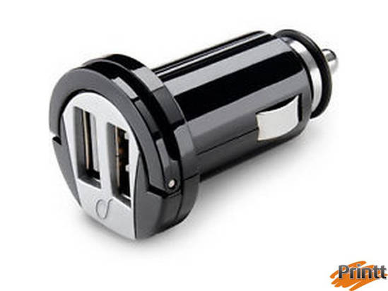 Immagine di CARICABATTERIE DA AUTO USB 18W QC3 NERO PLOOS