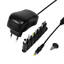 Immagine di ALIMENTATORE UNIVERSALE 3-12 VOLT 24 WATT CON 7 CONNETTORI INTERCAMBIABILI
