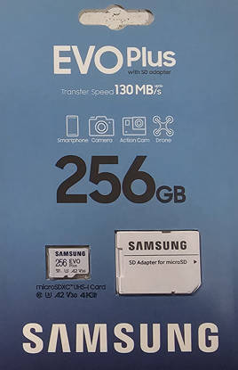 Immagine di MICRO SD Samsung EVO Plus 256GB CLASSE 10